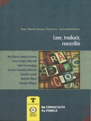 cover image of Leer, traducir, reescribir